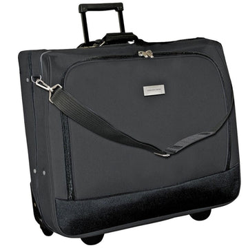 Geoffrey Beene Rolling Garment Carrier Luggage, Black - GeoffreyBeene