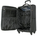 Geoffrey Beene Ultra Light-Weight Midnight Collection 3 Pc Luggage Set, Black - GeoffreyBeene