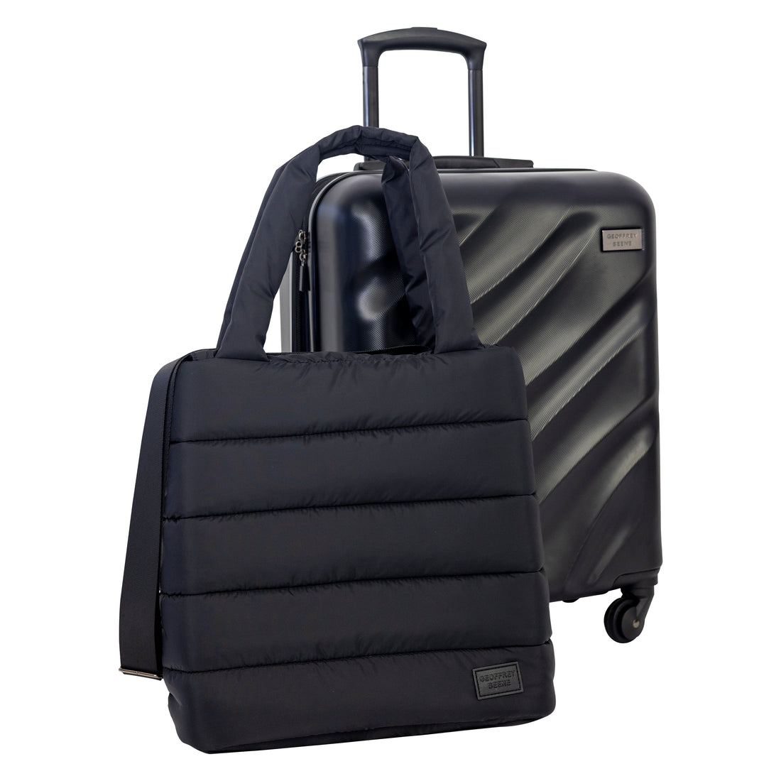 geoffey beene tote travel bag Geoffrey Carry On Luggage Set - 2 Piece Suitcase & - 20" Expandable Hardside Suitcase with 360 Spinner Wheels & Telescopic Handle This Geoffrey Beene 2 Pc Hardside Set is a must for all trips Customer reviews for Geoffrey Beene
